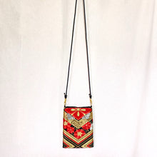 画像をギャラリービューアに読み込む, obi サコッシュ『黒赤×菊唐草』