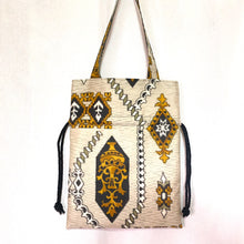 画像をギャラリービューアに読み込む, kimono結びバッグ『銘仙×壺』