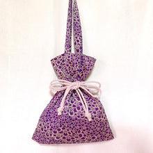 画像をギャラリービューアに読み込む, kimono結びバッグ『紫×梅尽くし』