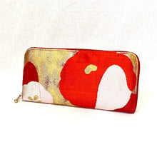 画像をギャラリービューアに読み込む, obi長財布『赤×椿』