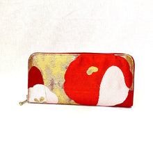 画像をギャラリービューアに読み込む, obi長財布『赤×椿』