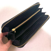 画像をギャラリービューアに読み込む, obi長財布『黒×芝草模様』