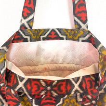 画像をギャラリービューアに読み込む, kimono結びバッグ『銘仙×幾何学』