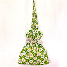 画像をギャラリービューアに読み込む, kimono結びバッグ『黄緑×梅』