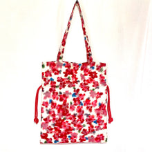 画像をギャラリービューアに読み込む, kimono結びバッグ『ピンク×花びら』