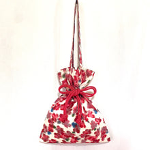 画像をギャラリービューアに読み込む, kimono結びバッグ『ピンク×花びら』