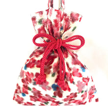 画像をギャラリービューアに読み込む, kimono結びバッグ『ピンク×花びら』