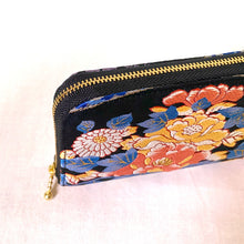 画像をギャラリービューアに読み込む, obi長財布『伊万里×彩花模様』