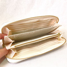 画像をギャラリービューアに読み込む, obi長財布『シルバー×孔雀羽』