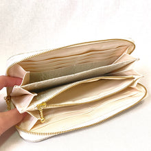 画像をギャラリービューアに読み込む, obi長財布『シルバー×孔雀羽』