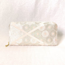 画像をギャラリービューアに読み込む, obi長財布『花尽くし×松皮菱』