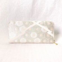 画像をギャラリービューアに読み込む, obi長財布『花尽くし×松皮菱』