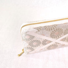 画像をギャラリービューアに読み込む, obi長財布『花尽くし×松皮菱』