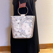 画像をギャラリービューアに読み込む, ringバッグ『亀甲×プラチナ箔華』