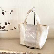 画像をギャラリービューアに読み込む, obiトートバッグ 『紫×菱形』