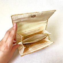 画像をギャラリービューアに読み込む, obiミニ財布『花尽くし×蜀江紋』