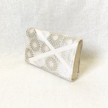 画像をギャラリービューアに読み込む, obiミニ財布『花尽くし×松皮菱』