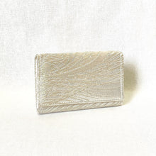 画像をギャラリービューアに読み込む, obiミニ財布『シルバー×孔雀羽』