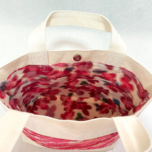 画像をギャラリービューアに読み込む, obiトートバッグ 『ピンク×斜紋』