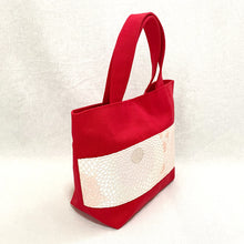 画像をギャラリービューアに読み込む, obiトートバッグ 『ピンク×菊尽くし』