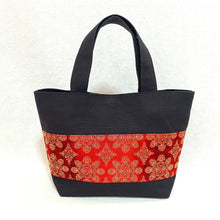 画像をギャラリービューアに読み込む, obiトートバッグ 『赤×華紋』