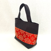 画像をギャラリービューアに読み込む, obiトートバッグ 『赤×華紋』