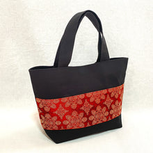 画像をギャラリービューアに読み込む, obiトートバッグ 『赤×華紋』