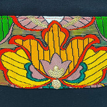 画像をギャラリービューアに読み込む, obiトートバッグ 『赤×花唐草』