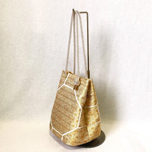 画像をギャラリービューアに読み込む, obi巾着バッグ『花尽くし×蜀江紋』