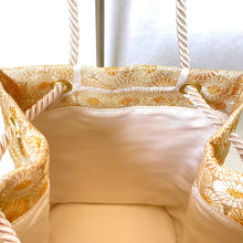 画像をギャラリービューアに読み込む, obi巾着バッグ『花尽くし×蜀江紋』