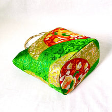 画像をギャラリービューアに読み込む, ringバッグ『グリーン×変わり青海波』