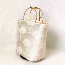 画像をギャラリービューアに読み込む, ringバッグ『シルバー×青海波』