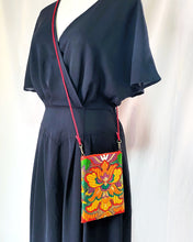 画像をギャラリービューアに読み込む, obi サコッシュ『黒赤×菊唐草』