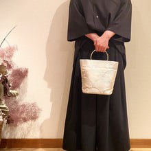 画像をギャラリービューアに読み込む, ringバッグ『シルバー×青海波』