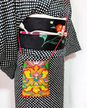 画像をギャラリービューアに読み込む, obi サコッシュ『黒×芝草模様』
