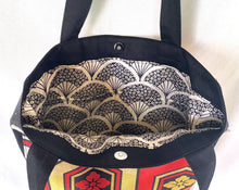 画像をギャラリービューアに読み込む, obi 額縁バッグ『亀甲×あお鶴』