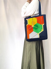 画像をギャラリービューアに読み込む, obi 額縁バッグ『亀甲×みどり鶴』