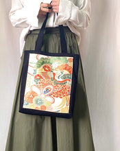 画像をギャラリービューアに読み込む, obi 額縁バッグ『亀甲×みどり鶴』