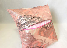 画像をギャラリービューアに読み込む, obiクッション『ピンク×華紋』