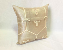 画像をギャラリービューアに読み込む, obiクッション『シルバー×亀甲』