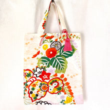 Load image into gallery viewer, kimono tote bag “Flower x Phoenix”
