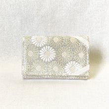 Load image into gallery viewer, obi mini wallet “Flowers × Matsubari Hishi”
