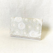 Load image into gallery viewer, obi mini wallet “Flowers × Matsubari Hishi”
