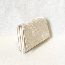 Load image into gallery viewer, obi mini wallet “Flowers × Matsubari Hishi”
