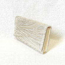 Load image into gallery viewer, obi mini wallet &quot;Silver x Peacock Feather&quot;
