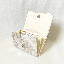 Load image into gallery viewer, obi mini wallet “Flowers × Matsubari Hishi”
