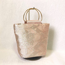Load image into gallery viewer, ring bag &quot;pink x flower pattern&quot;
