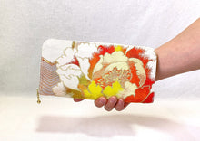 Load image into gallery viewer, obi long wallet &quot;turtle shell x flower&quot;
